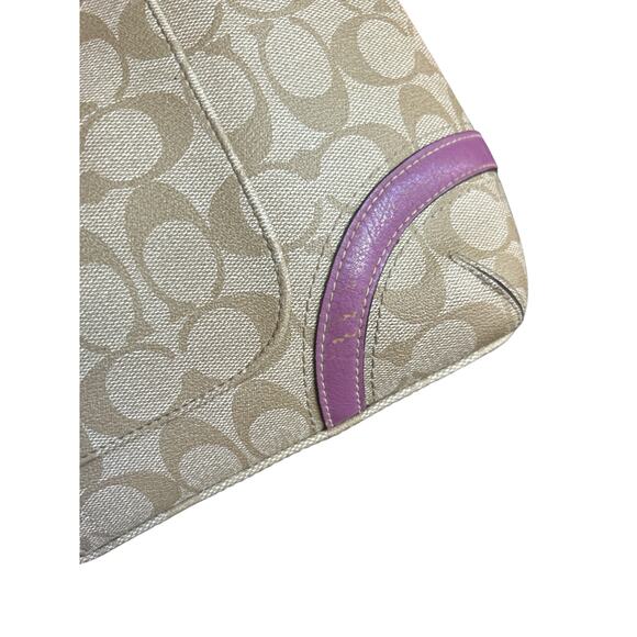 Coach Tan and Pink Crossbody Bag - Picture 7 of 13